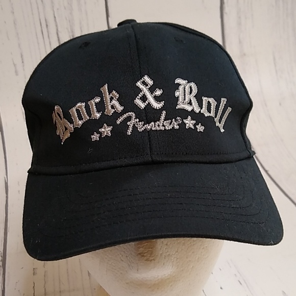 Fender Other - Fender Rock & Roll Black Hat Flexfit One Size